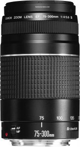 Canon EF 75-300mm f 4-5.6 III USM Telephoto Zoom Lens for Canon SLR Cameras