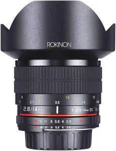 Rokinon 14mm f2.8 IF ED UMC Ultra Wide Angle Fixed Lens